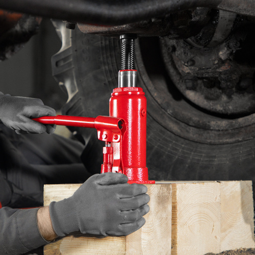 Домкрат гидравлический бутылочный, 8 т, h подъема 200-385 мм Sparta по ценам производителя в Екатеринбурге с доставкой по всей России