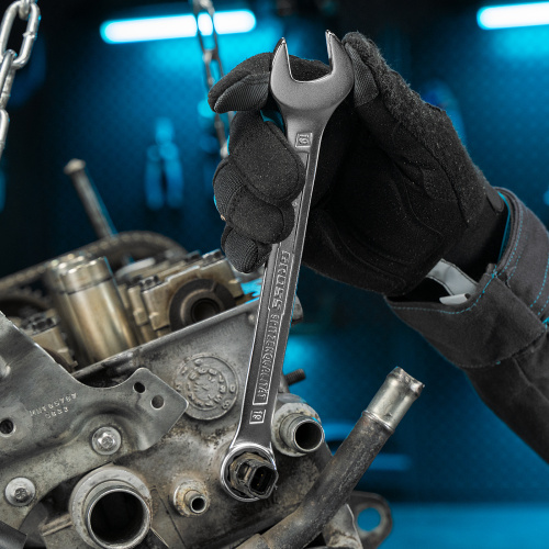 Набор ключей комбинированных 8-19 мм, 8 шт, CrV, холодный штамп Gross по ценам производителя в Екатеринбурге с доставкой по всей России