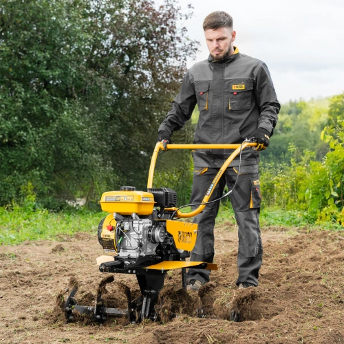 Мотоблок DPT-370S, 7 л.с., ремен.сцеп, фрез 3х4, ШОМ, передачи 3В/1Н Denzel по ценам производителя в Екатеринбурге с доставкой по всей России