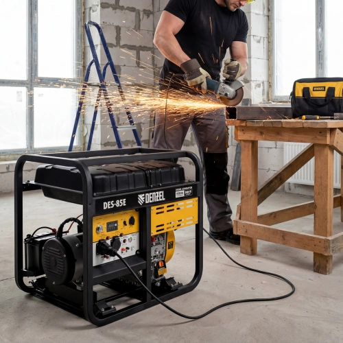 Генератор дизельный DES-85E, 8,5 кВт, 230 В, 16 л, электростартер Denzel по ценам производителя в Екатеринбурге с доставкой по всей России