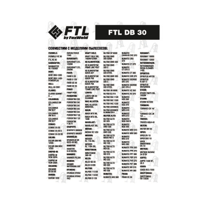 Мешок-пылесборник FTL DB 30 (комплект 5 шт.) по ценам производителя в Екатеринбурге с доставкой по всей России