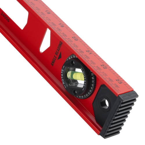 Уровень алюминиевый "Рельс", 600 мм, 3 глазка, усиленный Matrix по ценам производителя в Екатеринбурге с доставкой по всей России