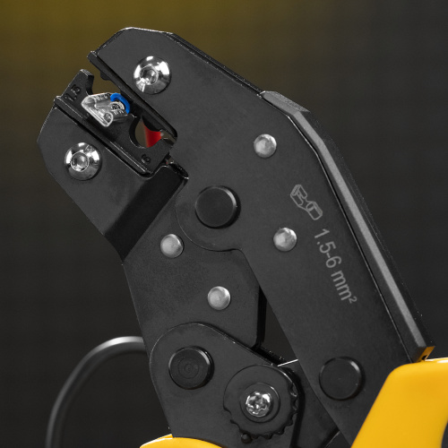 Клещи для обжима неизолированных наконечников НК и НВ, разъемов РП, 1,5 - 6 мм2 Denzel по ценам производителя в Екатеринбурге с доставкой по всей России