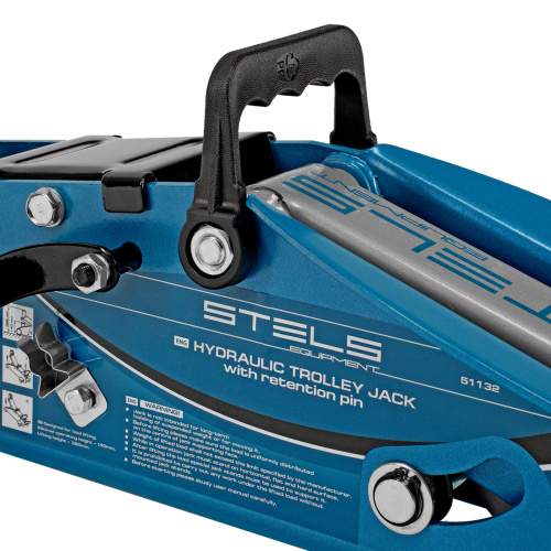 Домкрат гидравлический подкатной с фиксатором, 2.5 т, Safety Pin, 140-385 мм, в кейсе Stels по ценам производителя в Екатеринбурге с доставкой по всей России