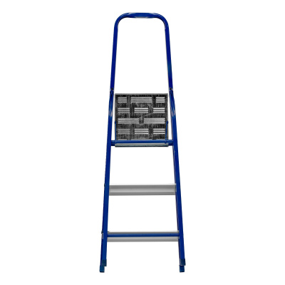 Стремянка, 3 ступени, стальной профиль, алюминиевые ступени Сибртех по ценам производителя в Екатеринбурге с доставкой по всей России