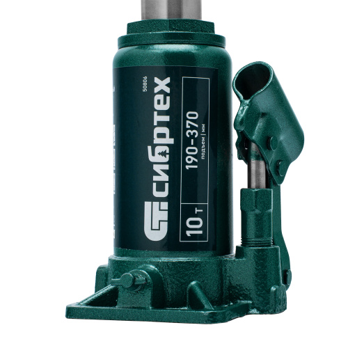 Домкрат гидравлический бутылочный, 10 т, 190-370 мм Сибртех по ценам производителя в Екатеринбурге с доставкой по всей России