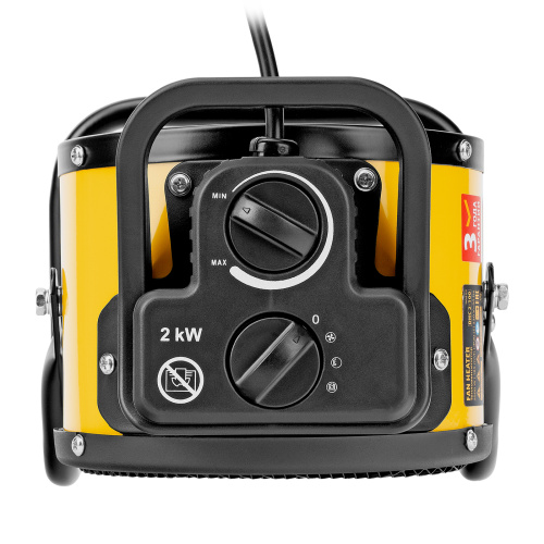 Тепловая пушка, керамический нагреватель (тепловентилятор) DHC 2-100, 230 В, 0.025/1/2 кВт Denzel по ценам производителя в Екатеринбурге с доставкой по всей России