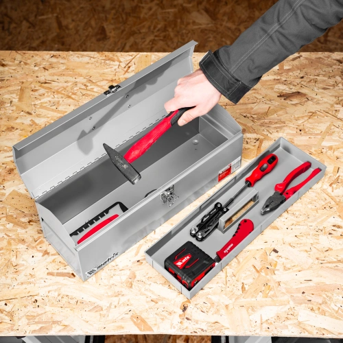 Ящик для инструмента, 484 х 154 х 165 мм, металлический Matrix по ценам производителя в Екатеринбурге с доставкой по всей России