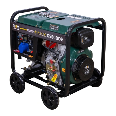Генератор дизельный STEM Techno S5500DE (5.5 кВт, электростартер, дисплей, подогрев) по ценам производителя в Екатеринбурге с доставкой по всей России
