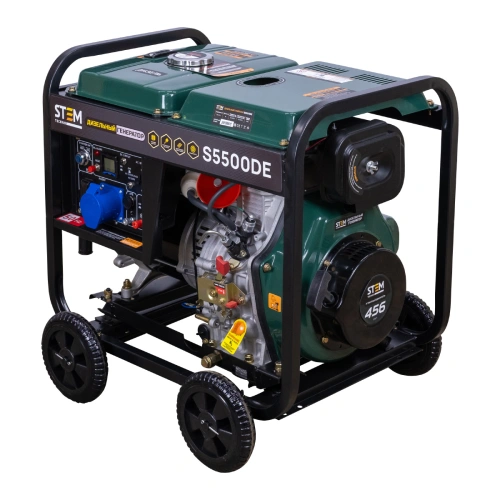 Генератор дизельный STEM Techno S5500DE (5.5 кВт, электростартер, дисплей, подогрев) по ценам производителя в Екатеринбурге с доставкой по всей России