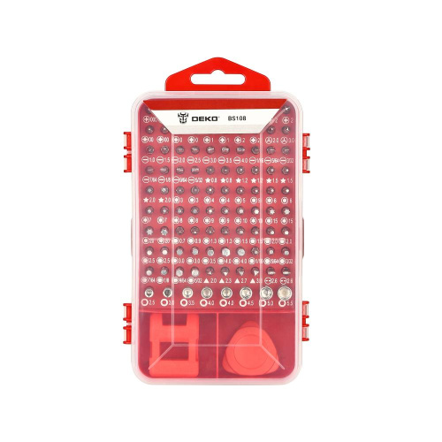 Набор прецизионных инструментов DEKO BS108 (108 предметов) по ценам производителя в Екатеринбурге с доставкой по всей России