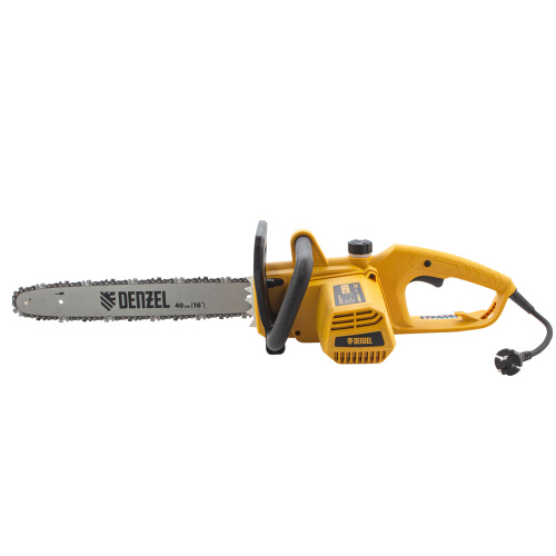 Пила цепная электрическая EDS-2000P, 2 кВт,поперечная, шина 40 см, шаг 3/8, паз 1.3 мм, 57 звеньев Denzel по ценам производителя в Екатеринбурге с доставкой по всей России