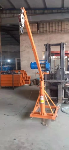 Мини-кран строительный TOR KM с поворотной стрелой и лебедкой KCD (TSA) 300/500 кг 60/30 м 220В по ценам производителя в Екатеринбурге с доставкой по всей России