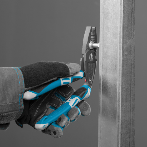 Плоскогубцы комбинированные с изогнутой головой, трехкомпонентные рукоятки, 200 мм Gross по ценам производителя в Екатеринбурге с доставкой по всей России