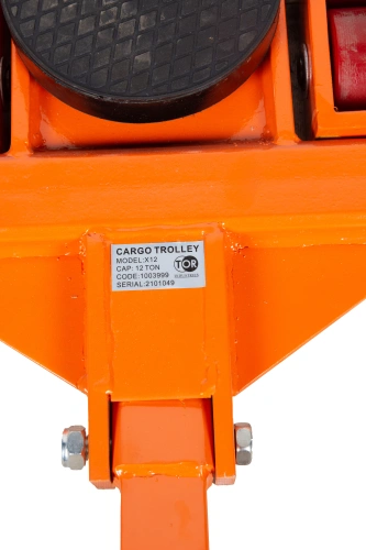 Роликовая платформа поворотная TOR X12 г/п 12 т (с ручкой) по ценам производителя в Екатеринбурге с доставкой по всей России