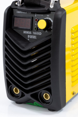 Аппарат инверторный дуговой сварки ММА-160ID, 160 А, ПВР 60%, диаметр электрода 1.6-3.2 мм, провод 2 м Denzel купить в Москве с доставкой по всей России | ProtosMarket.ru