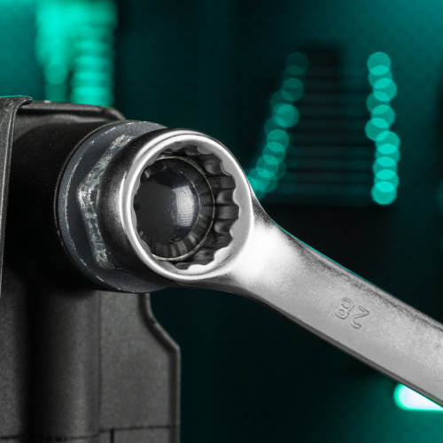 Ключ комбинированный, 28 мм, CrV, матовый хром Stels по ценам производителя в Екатеринбурге с доставкой по всей России