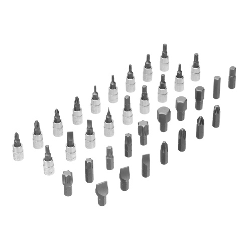 Набор инструментов, 1/2", 1/4", CrV, S2, пластиковый кейс, 109 предметов Denzel по ценам производителя в Екатеринбурге с доставкой по всей России