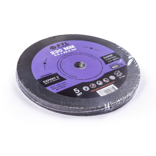 Круг отрезной по металлу FTL Expert II 230 х 3 х 22,2 мм A24RBF купить в Москве с доставкой по всей России | ProtosMarket.ru