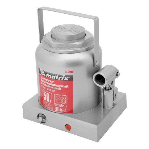 Домкрат гидравлический бутылочный, 50 т, высота подъема 240-370 мм Matrix по ценам производителя в Екатеринбурге с доставкой по всей России