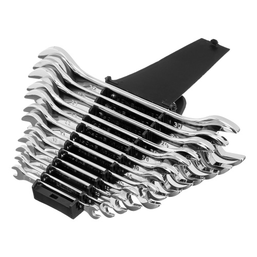 Набор ключей рожковых 12 шт, (6-32мм) CrV, EllipticaL зеркальное хромирование Matrix по ценам производителя в Екатеринбурге с доставкой по всей России