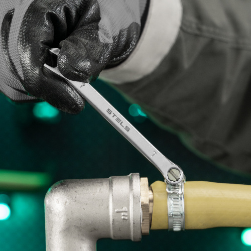 Ключ комбинированный, 7 мм, CrV, матовый хром Stels по ценам производителя в Екатеринбурге с доставкой по всей России