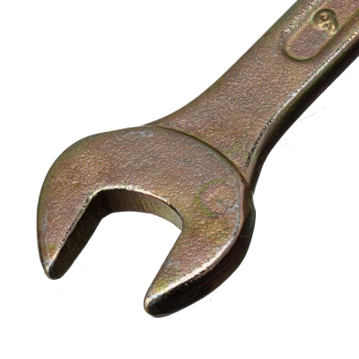 Ключ рожковый, 8 х 9 мм, желтый цинк Сибртех по ценам производителя в Екатеринбурге с доставкой по всей России