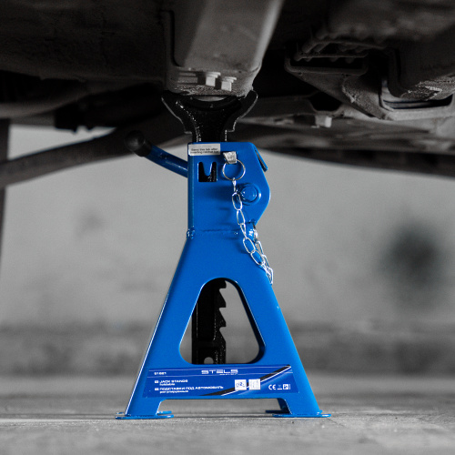 Подставки под автомобиль регулируемые, 2 т, H подъема 280-420 мм, 2 шт, Stels по ценам производителя в Екатеринбурге с доставкой по всей России