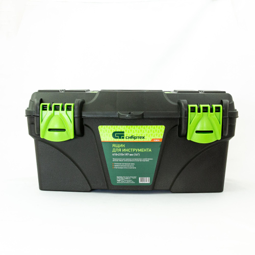 Ящик для инструмента, 410 х 215 х 197 мм, 16", пластик Сибртех по ценам производителя в Екатеринбурге с доставкой по всей России