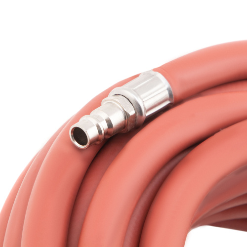 Шланг пневматический резиновый, 10 x 16 мм, 24 бар, армированный, быстросъемное соединение, 10 м Stels по ценам производителя в Екатеринбурге с доставкой по всей России