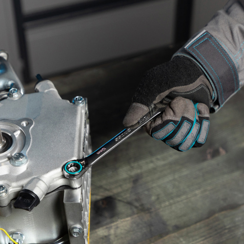 Набор ключей комбинированных с трещоткой, 8-19 мм, 7 шт, реверсивные, CrV Gross по ценам производителя в Екатеринбурге с доставкой по всей России