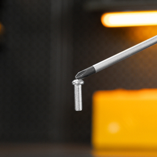 Отвертка, PH2х150 мм, S2, 3к рукоятка Denzel по ценам производителя в Екатеринбурге с доставкой по всей России