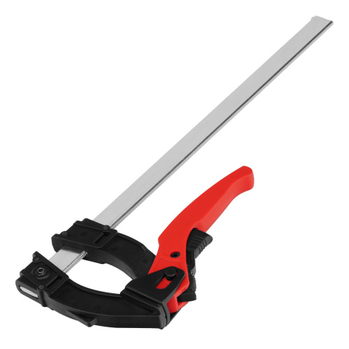 Струбцина реечная быстрозажимная, пластиковый корпус рычажно-храповой механизм, 300 х 90 х 390 мм, штанга 5 х 20 мм Matrix по ценам производителя в Екатеринбурге с доставкой по всей России