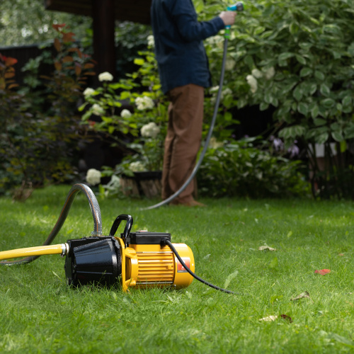 Садовый поверхностный насос GP1100C, 1100 Вт, 4500 л/ч, подъем 46 м, чугун Denzel по ценам производителя в Екатеринбурге с доставкой по всей России