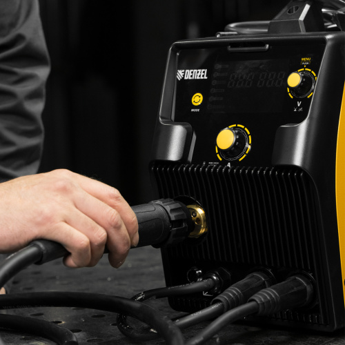 Аппарат инвертор. полуавтомат. cварки IMIG-205SDR, 200 А, ПВ 60%, катушка 5 кг Denzel по ценам производителя в Екатеринбурге с доставкой по всей России
