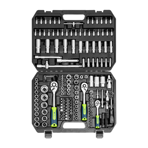 Набор инструментов, 1/2", 3/8", 1/4", пластиковый кейс 172 предм. Сибртех по ценам производителя в Екатеринбурге с доставкой по всей России