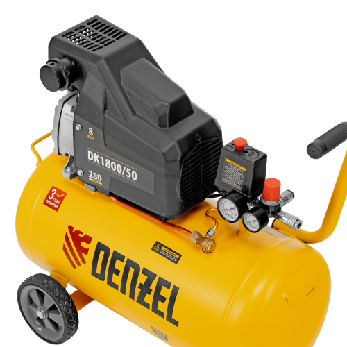 Компрессор воздушный DK1800/50, Х-PRO 1.8 кВт, 280л/мин, 50л Denzel по ценам производителя в Екатеринбурге с доставкой по всей России