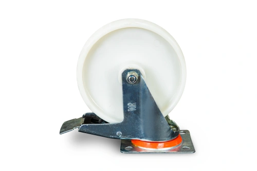 Колесо поворотное полипропилен SRCnb 80 200 мм с тормозом (N) по ценам производителя в Екатеринбурге с доставкой по всей России