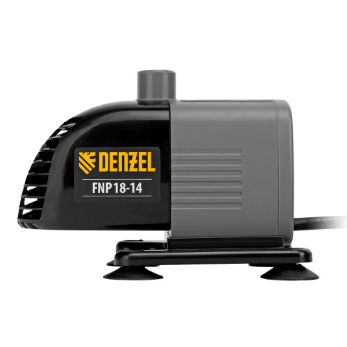 Насос фонтанный FNP18-14, 18 Вт, подъем 1,4 м, 750 л/ч, колокольчик/каскад Denzel по ценам производителя в Екатеринбурге с доставкой по всей России