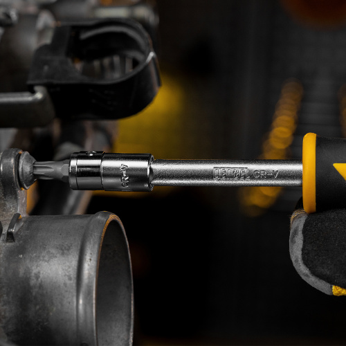 Набор инструментов, 1/2", 1/4", CrV, S2, пластиковый кейс, 122 предмета Denzel по ценам производителя в Екатеринбурге с доставкой по всей России