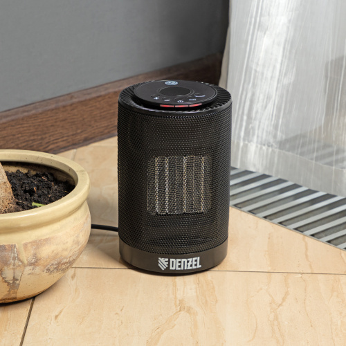 Тепловентилятор электрический керамический DTFC-1200, 3 режима, вентилятор, нагрев 600/1200 Вт Denzel по ценам производителя в Екатеринбурге с доставкой по всей России