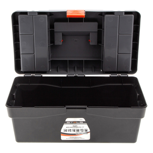 Ящик для инструмента 17", 420 х 220 х 180 мм, пластик Stels по ценам производителя в Екатеринбурге с доставкой по всей России
