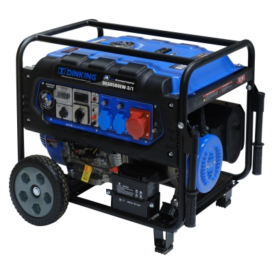 Генератор бензиновый Dinking DKA8500EW-3/1 (8,5кВт,230/400 В, электростартер, 17лс, колёса, АВР) по ценам производителя в Екатеринбурге с доставкой по всей России