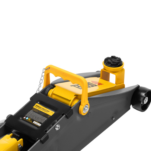 Домкрат гидравлический подкатной с фиксатором, 2,8 т, 135-385 мм Denzel по ценам производителя в Екатеринбурге с доставкой по всей России