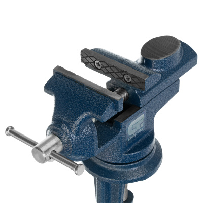 Тиски слесарные, настольные, поворотные, ширина рабочих губок 50 мм, наковальня Сибртех по ценам производителя в Екатеринбурге с доставкой по всей России