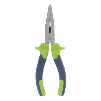 Длинногубцы прямые, 160 мм, двухкомпонентные рукоятки Сибртех по ценам производителя в Екатеринбурге с доставкой по всей России