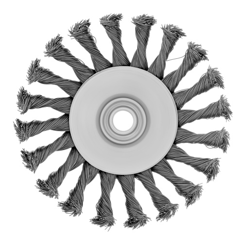Щетка для УШМ, 125 мм, М14, "тарелка", крученая металлическая проволока Сибртех по ценам производителя в Екатеринбурге с доставкой по всей России
