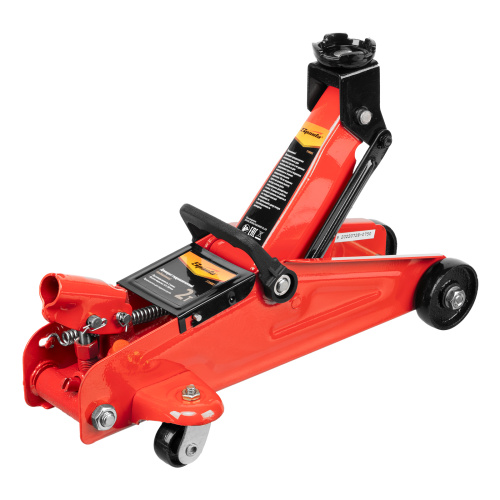 Домкрат гидравлический подкатной, 2 т, h подъема 125-300 мм, в пластиковом кейсе Sparta по ценам производителя в Екатеринбурге с доставкой по всей России