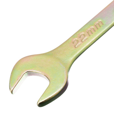 Ключ комбинированный, 22 мм, желтый цинк Сибртех по ценам производителя в Екатеринбурге с доставкой по всей России