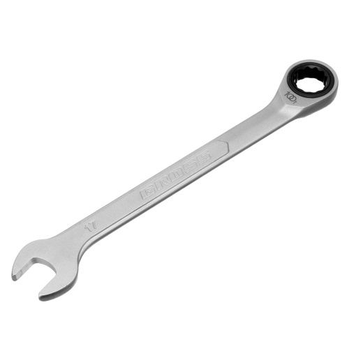 Набор ключей комбинированных трещоточных, количество зубьев 100, СRV, 5 шт, 8- 17 мм Gross по ценам производителя в Екатеринбурге с доставкой по всей России